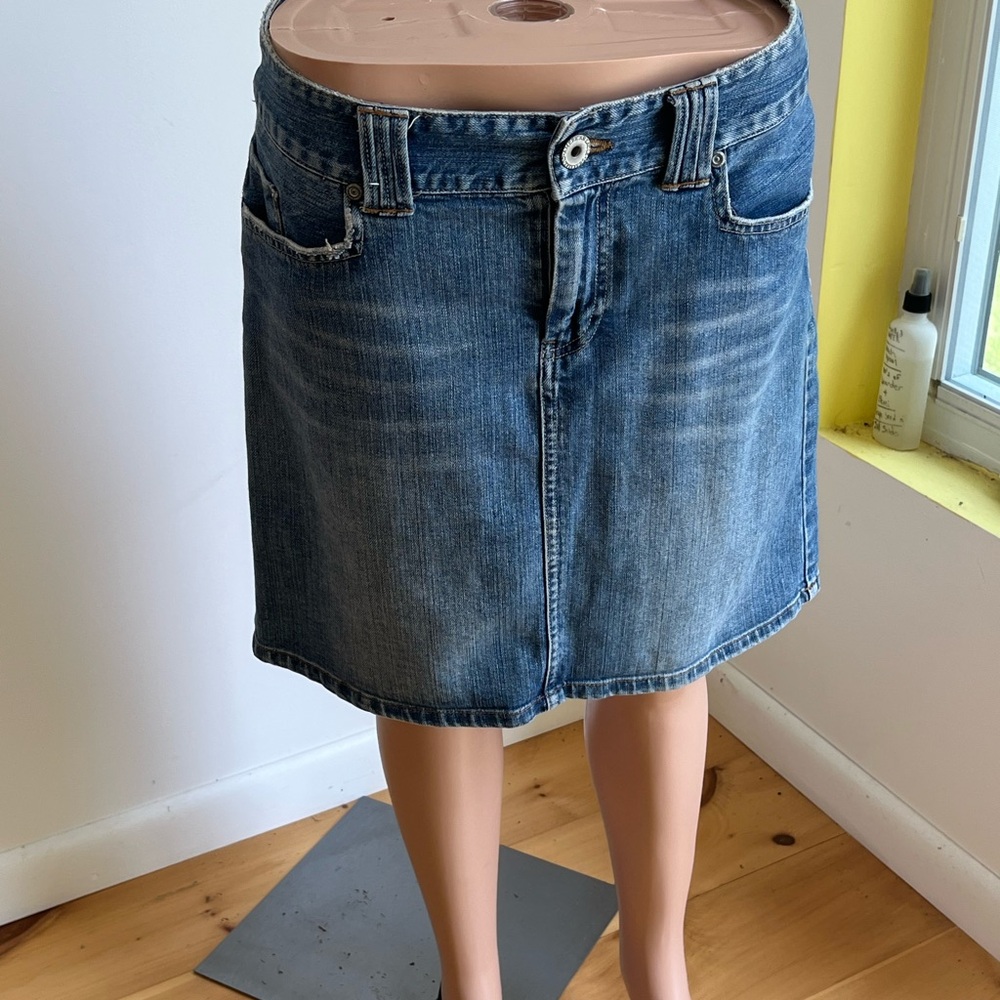 American Eagle Outfitters Classic Blue Denim Skirt